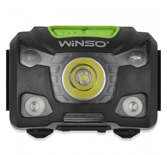 Фонарь налобный Winso Pro 250Lm, 5W XPG, 3xAAA/1200mAh в комплекте, с сенсором белый/красный, цена: 643 грн.