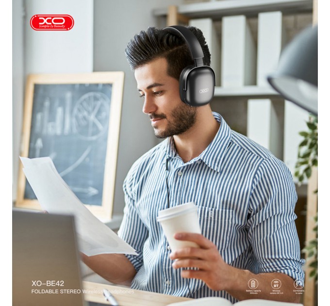 Беспроводные наушники XO BE42 Scarlet черные, цена: 799 грн.