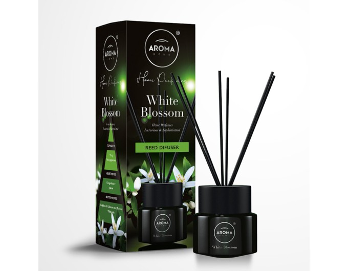 Аромадифузор с палочками Aroma Home Black Series Sticks - White Blossom 100мл, цена: 452 грн.