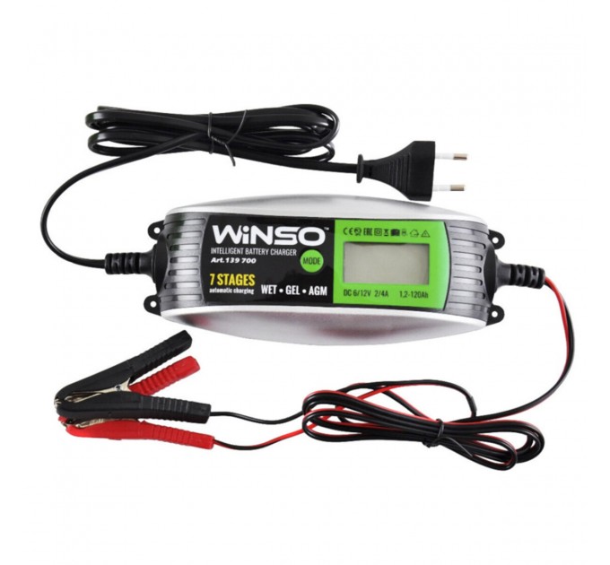 Зарядний пристрій АКБ Winso 6/12В 120А·год 4А, ціна: 908 грн.