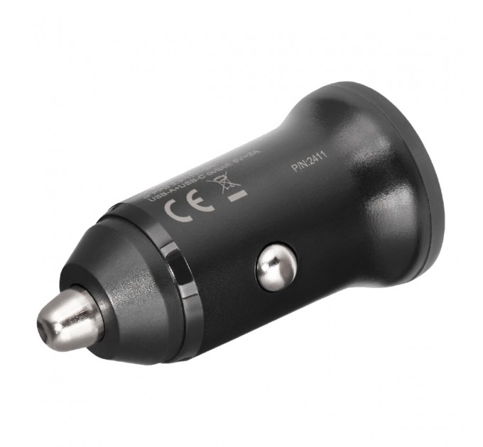 Автомобильное зарядное устройство Winso Pro 30W 1xUSB-C+1xUSB-A black, цена: 231 грн.