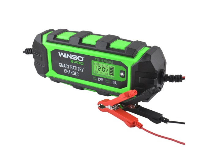 Зарядний пристрій АКБ Winso Pro 12В 200А·год 10А з LCD-екраном, ціна: 2 595 грн.