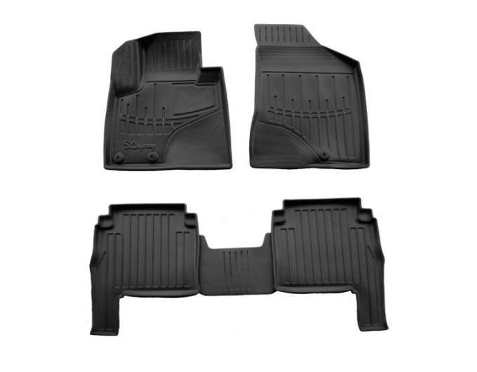 Hyundai Santa Fe II (CM) (2010-2012) комплект 3D ковриков с 5 штук (Stingray), цена: 1 870 грн.