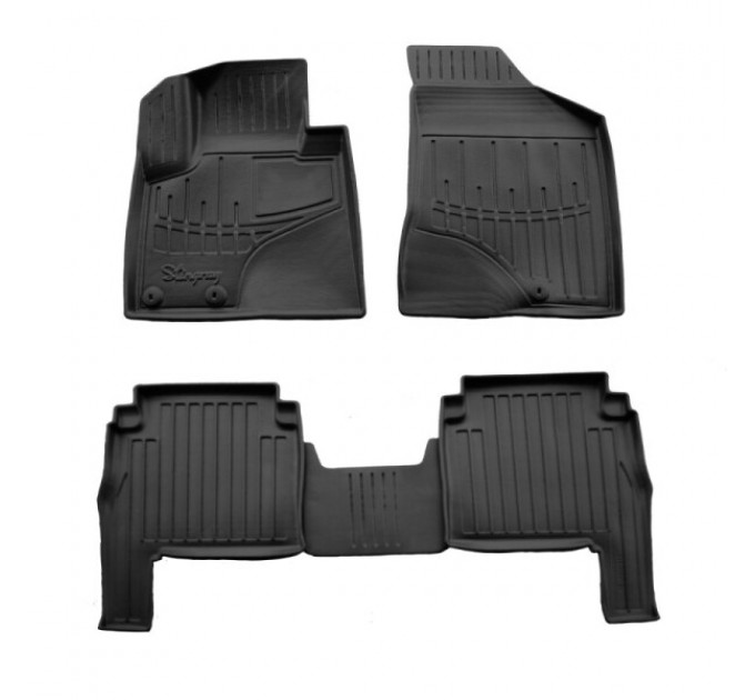 Hyundai Santa Fe II (CM) (2010-2012) комплект 3D ковриков с 5 штук (Stingray), цена: 1 870 грн.