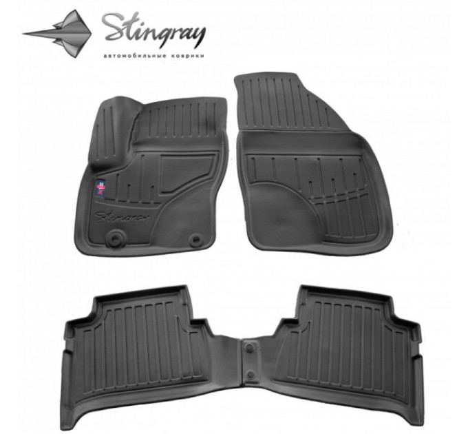 Ford C-Max (2003-2010) комплект 3D ковриков с 4 штук (Stingray), цена: 1 287 грн.