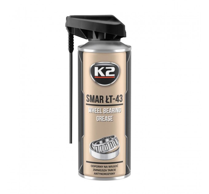Смазка для подшипников K2 Wheel Bearing жидкая литиевая прозрачная аэрозоль 400мл, цена: 188 грн.