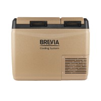 Холодильник автомобильный Brevia 39л двухкамерный 23400