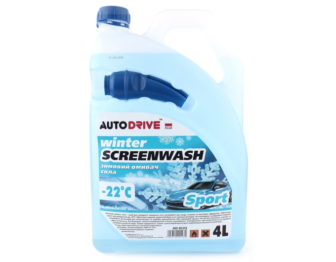 Омыватель стекла AutoDrive -22°С зимний Sport готовый 4л, цена: 353 грн.