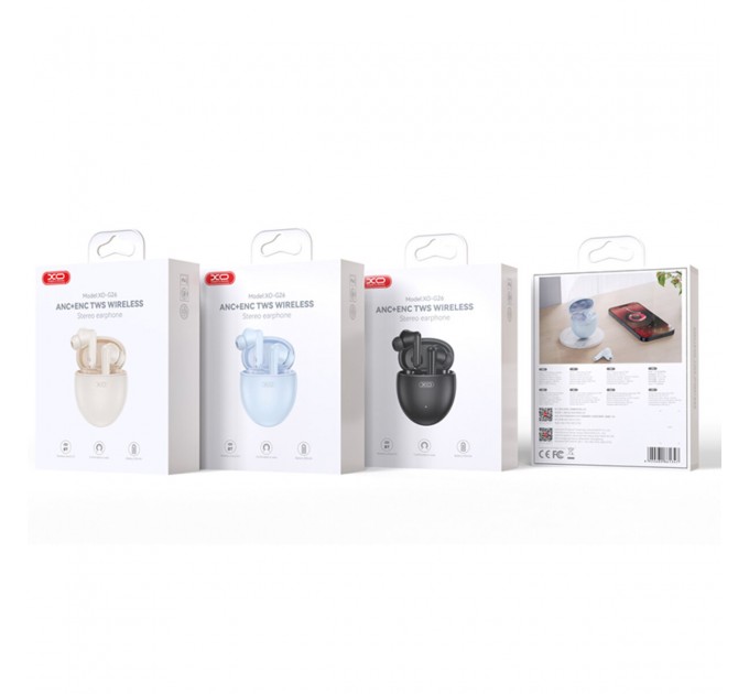 Беспроводные наушники XO TWS G26 Shengdan ANC черные, цена: 699 грн.