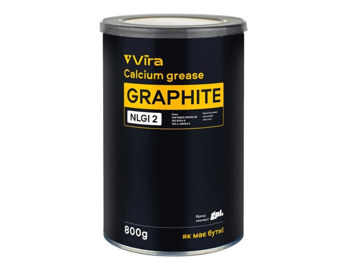 Смазка Vira пластичная графитная черная 800г, цена: 254 грн.