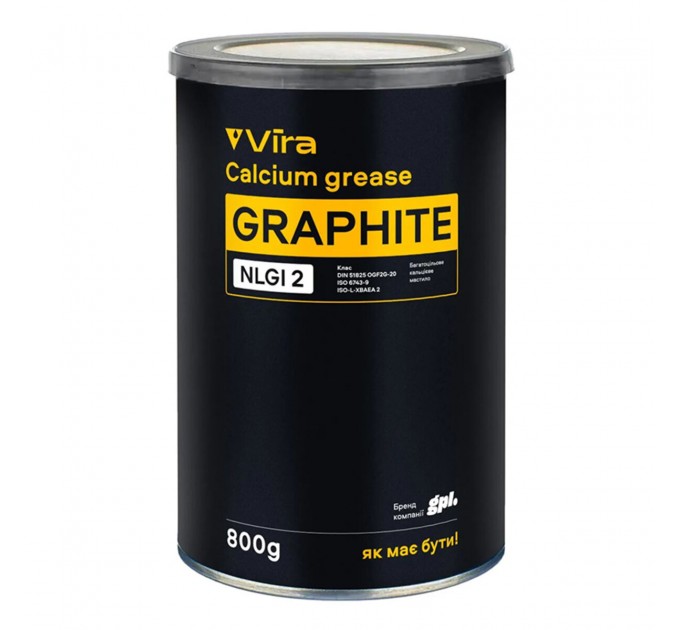 Смазка Vira пластичная графитная черная 800г, цена: 183 грн.