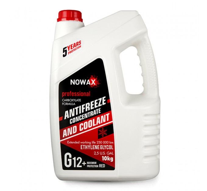 Антифриз Nowax Red G12+ червоний концентрат 10кг, ціна: 1 506 грн.