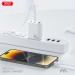 Сетевое зарядное устройство XO L117 PD45W/QC18W 2USB-C+1USB-A белый, цена: 499 грн.