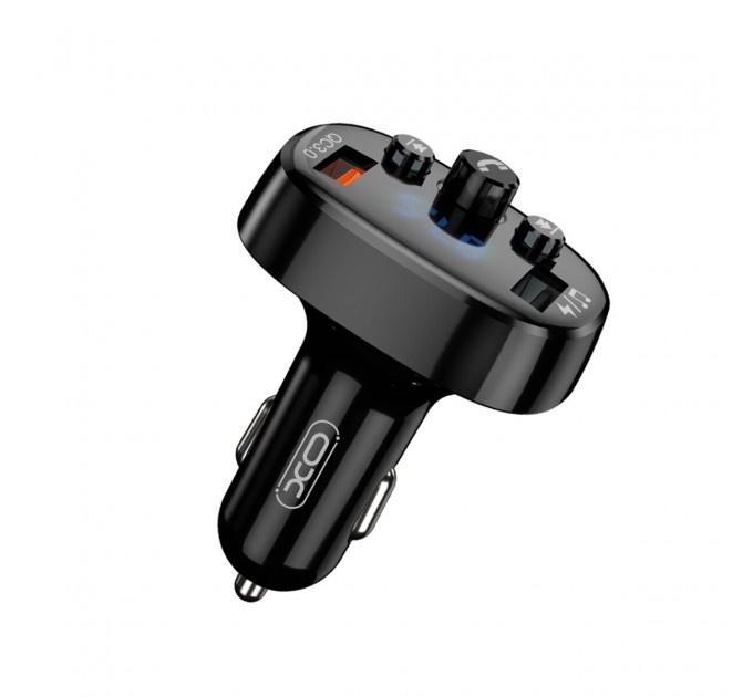 FM-трансмітер XO BCC03 Bluetooth+QC чорний, ціна: 369 грн.