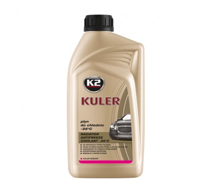 Антифриз K2 Kuler Long Life G13 -35°C рожевий готовий 1л, ціна: 103 грн.