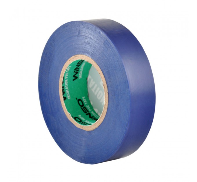 Лента изоляционная ПВХ Winso д.30м, ш.19мм, т.130мк, синяя, цена: 43 грн.