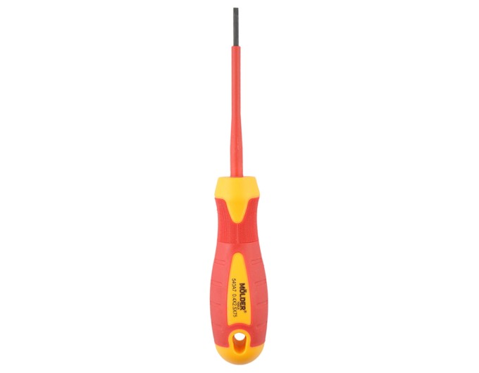 Викрутка Molder шліцева діелектрична VDE 1000В, SL2.5x75mm, ціна: 74 грн.