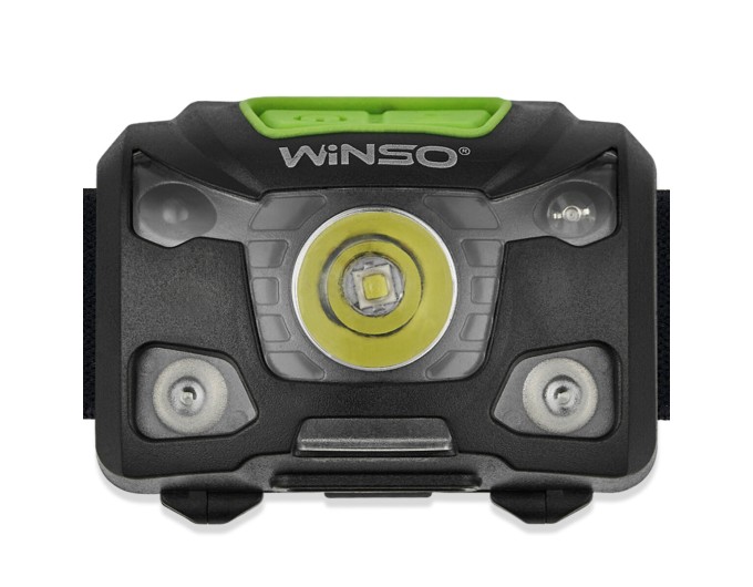 Фонарь налобный Winso 250Lm, 5W XPG, 1200mAh/3xAAA, с сенсором белый/красный, цена: 556 грн.
