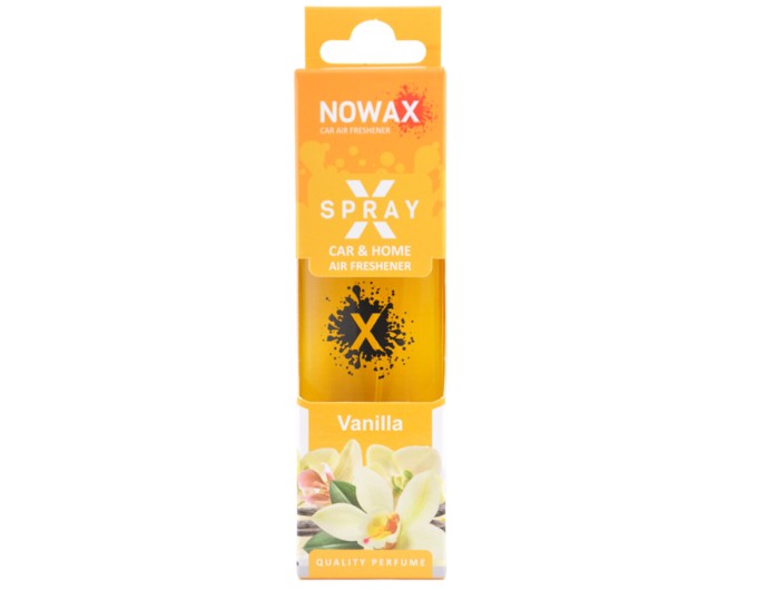 Ароматизатор Nowax X Spray Vanilla в коробці, ціна: 140 грн.
