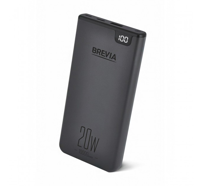 Універсальна мобільна батарея Brevia 10000mAh 20W Li-Pol, LCD, ціна: 568 грн.