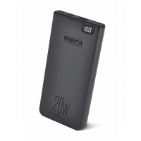 Повербанк (Power Bank) Brevia 10000mAh 20W Li-Pol, LCD чорний