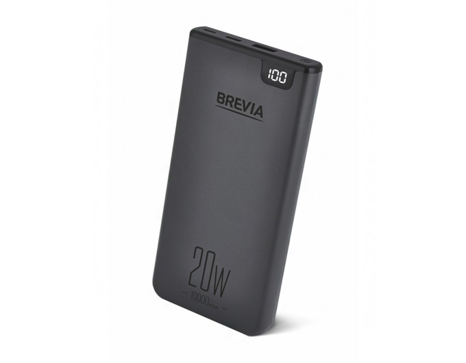 Повербанк (Power Bank) Brevia 10000mAh 20W Li-Pol, LCD черный, цена: 539 грн.