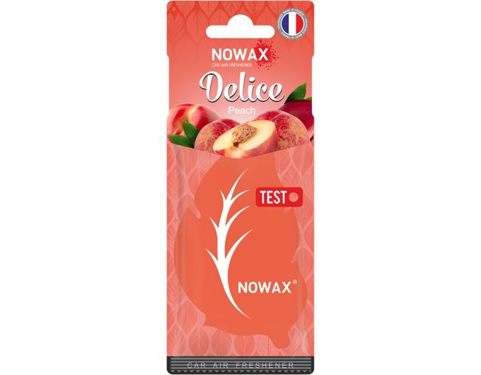 Ароматизатор повітря целюлозний Nowax серія Delice - Peach, ціна: 31 грн.