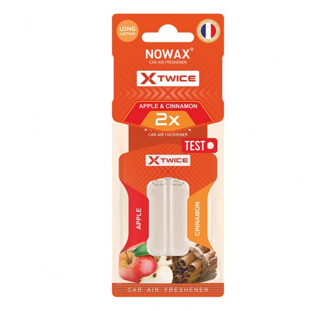 Ароматизатор с двойной капсулой Nowax X Twice - Apple & Cinnamon, цена: 69 грн.
