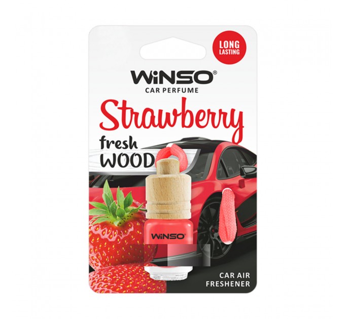 Ароматизатор Winso Fresh Wood Strawberry, 4мл рідкий, ціна: 68 грн.