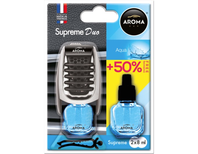 Ароматизатор Aroma Car Supreme Duo Slim Aqua жидкий 7мл, цена: 222 грн.