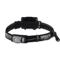 Фонарь налобный Brevia 470Lm, 3xAA, IP64, задний свет