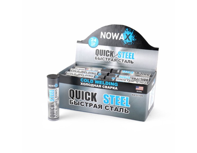 Клей (холодная сварка) Nowax Quick Steel темно-серый, 57г, цена: 112 грн.