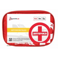 Аптечка медична автомобільна-1, згідно ТУ, м'який футляр