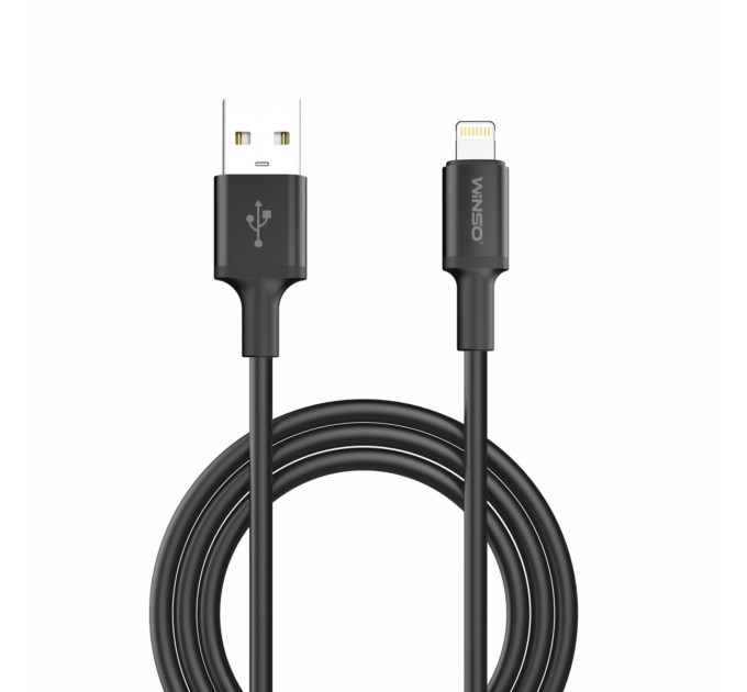 Кабель Winso Pro USB to Lightning TPE 1,2м черный, цена: 91 грн.