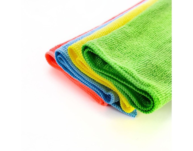 Набор салфеток из микрофибры по уходу за автомобилем трикотажный K2 Microfiber Cloths Set 30x35см 4шт, цена: 116 грн.