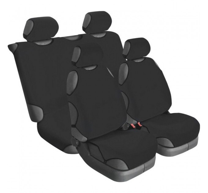 Чохли універсал Beltex Delux чорний на 4 сидіння, без підголівників, ціна: 1 328 грн.