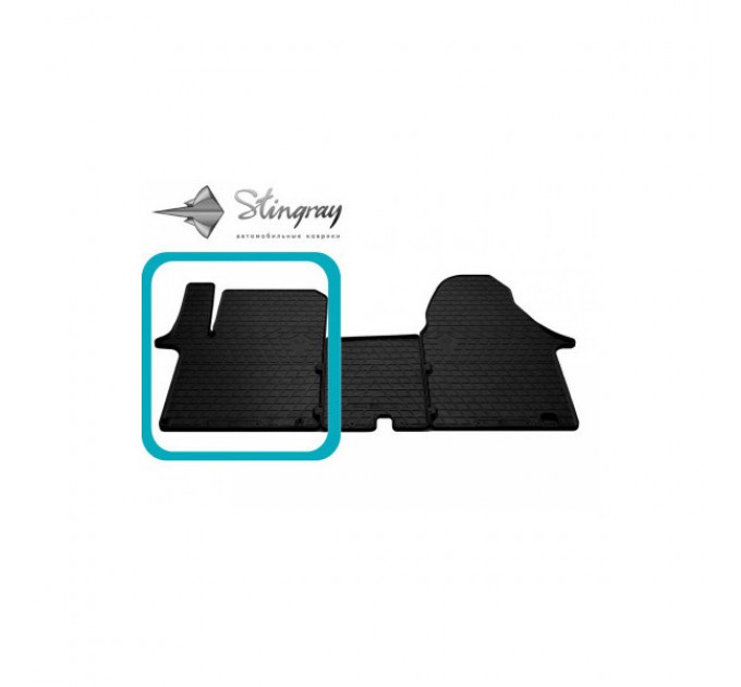 Nissan Primastar (2002-2016) (1plus1) коврик передний левый (Stingray), цена: 1 263 грн.