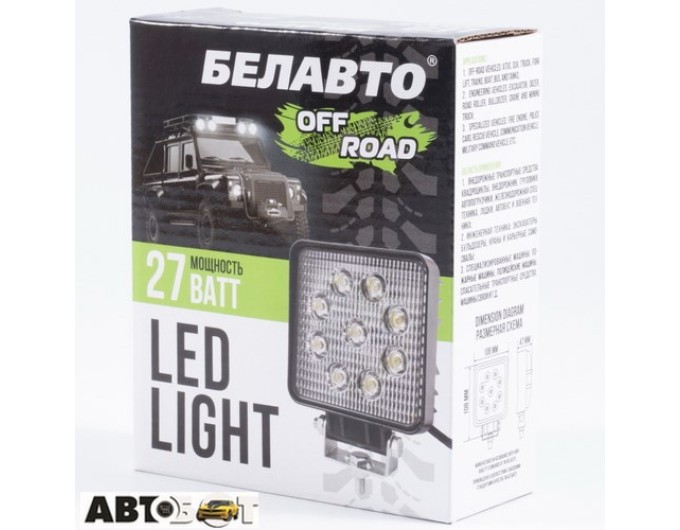 Світлодіодна фара БЕЛАВТО EPISTAR Spot LED BOL0903QS, ціна: 219 грн.