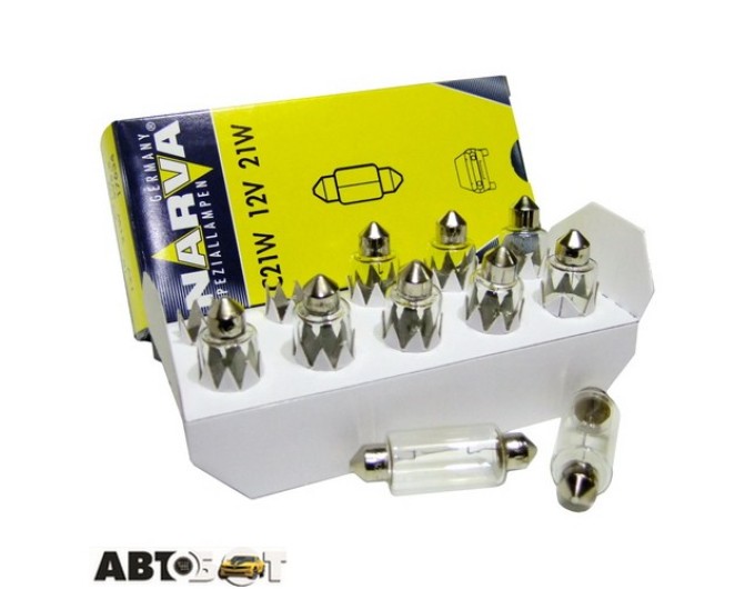 Лампа розжарювання Narva C21W 12V 21W SV8.5 41mm 17634 (1 шт.), ціна: 72 грн.