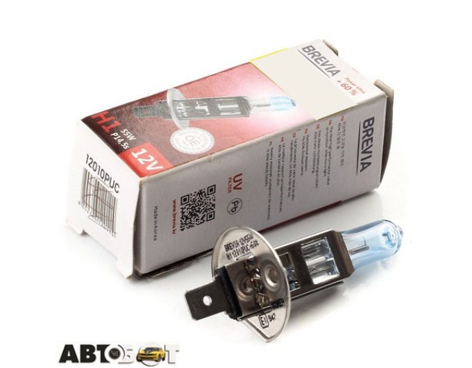 Галогенна лампа BREVIA Power Ultra +60% H1 12010PUC (1 шт.), ціна: 192 грн.