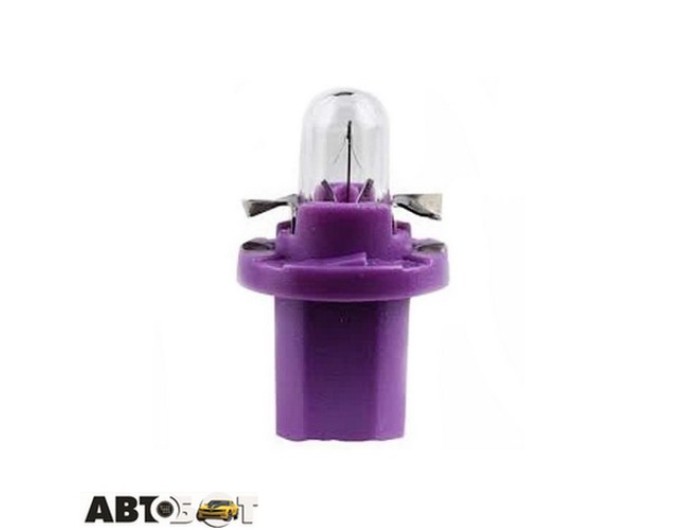 Лампа розжарювання Narva BX8.5D 12V 0.4W blue-lilac 17006 (1 шт.), ціна: 28 грн.