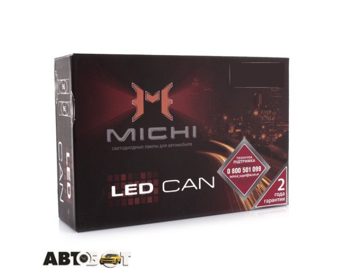 LED лампа Michi Can H11 5500K 12-24V (2 шт.), ціна: 1 982 грн.