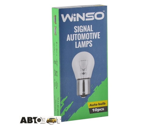 Лампа накаливания Winso PY21W 21W 12V BAU15s Amber 713110 (1 шт.), цена: 27 грн.