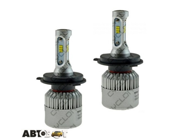 LED лампа CYCLON type 8 H4 Hi/Low 6000K 8000Lm (2 шт.), цена: 1 062 грн.