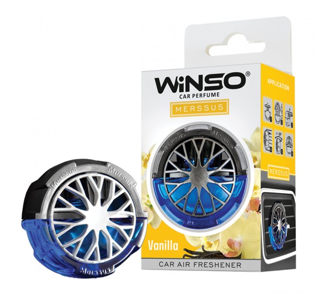 Освіжувач повітря Winso Merssus на дефлектор з регулюванням інтенсивності 18мл Vanilla, ціна: 189 грн.