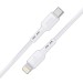 Кабель Brevia Type-C to Lightning 30W 1м, белый ZIP, цена: 118 грн.