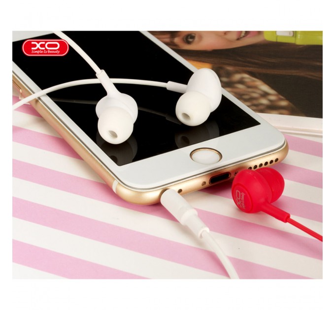 Наушники проволочные XO S6 Candy красные, цена: 89 грн.