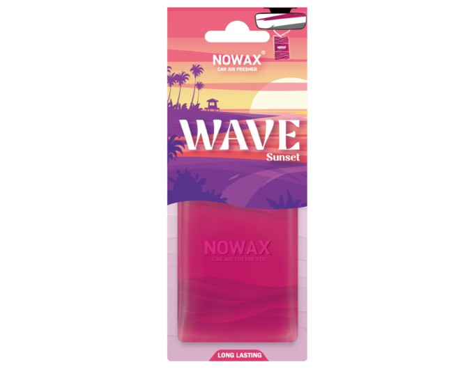 Ароматизатор пластиковий Nowax серія Wave - Sunset, ціна: 80 грн.