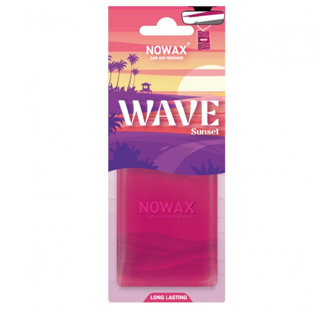 Ароматизатор пластиковый Nowax серия Wave - Sunset, цена: 76 грн.