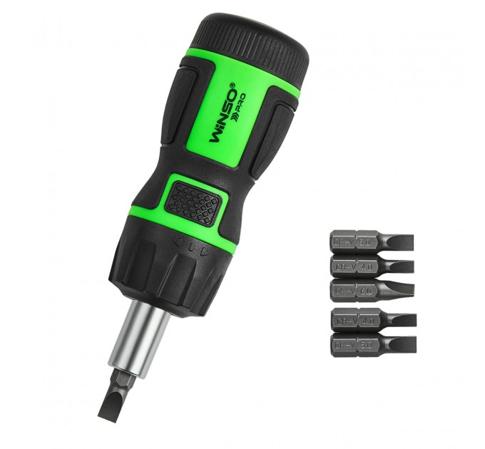 Викрутка Winso Pro реверсивна з комплектом насадок 6в1, ціна: 186 грн.